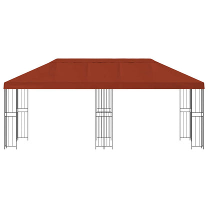 vidaXL 6 x 3 m Terracotta Polyester and Steel 190