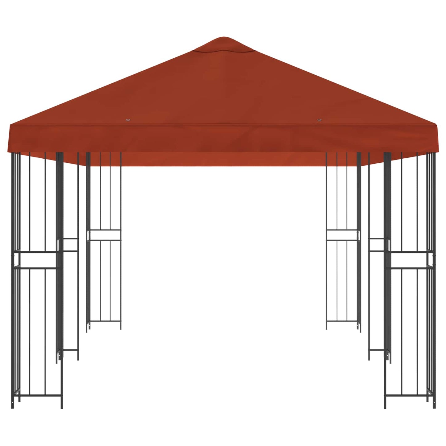 vidaXL 6 x 3 m Terracotta Polyester and Steel 190