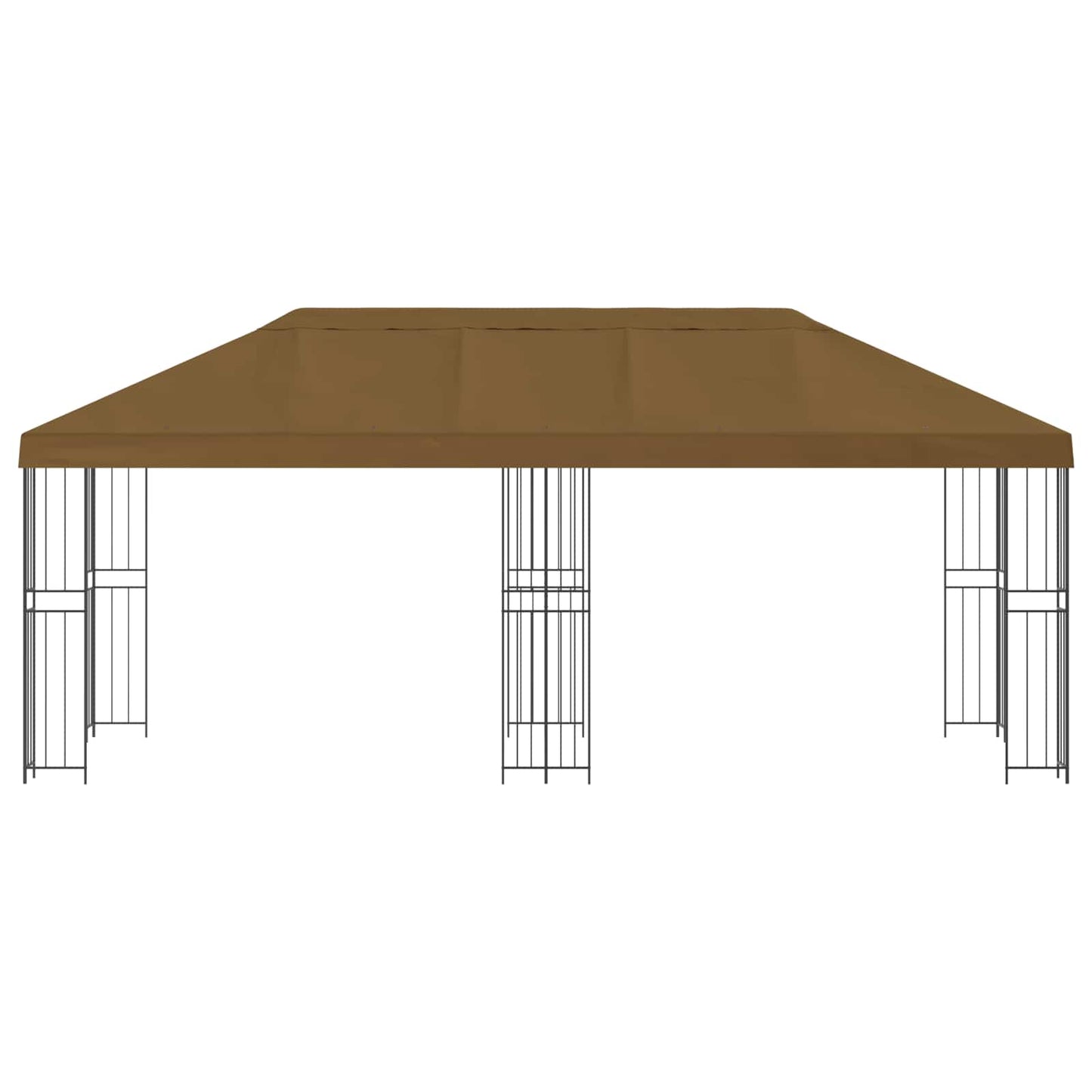 vidaXL 6 x 3 m Taupe Polyester and Steel 190