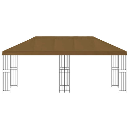 vidaXL 6 x 3 m Taupe Polyester and Steel 190
