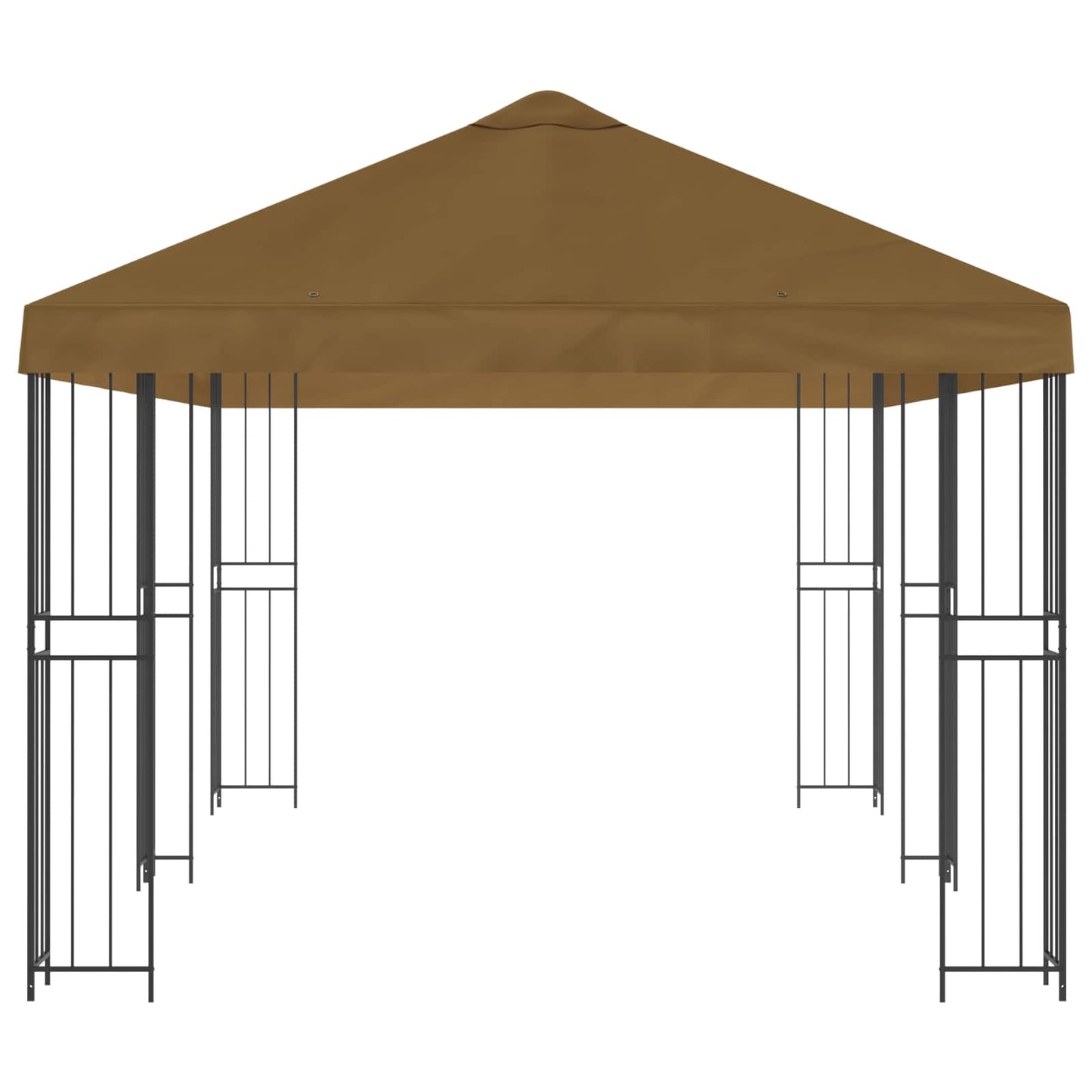 vidaXL 6 x 3 m Taupe Polyester and Steel 190