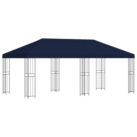 vidaXL 6 x 3 m Blue Polyester and Steel 190
