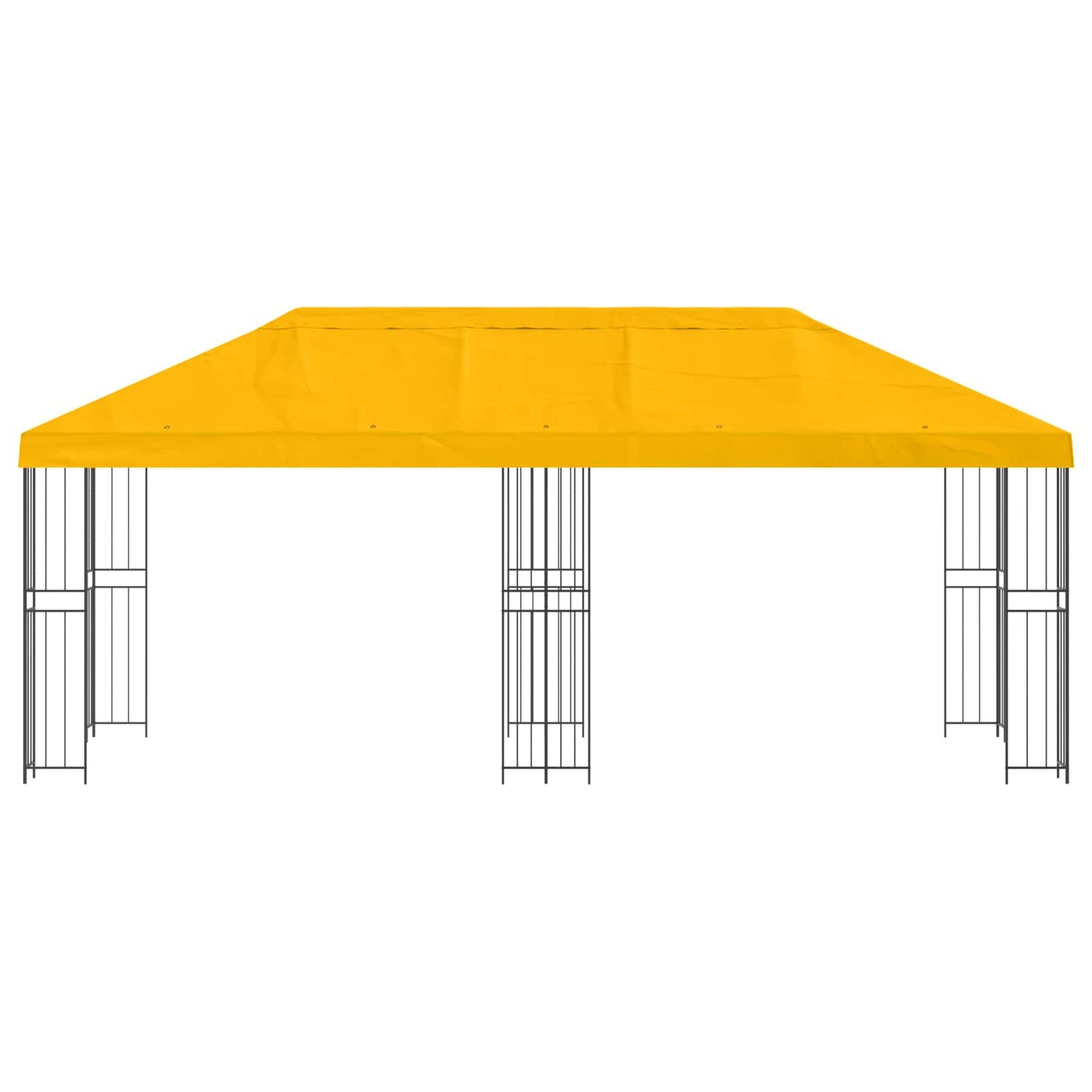 vidaXL 6 x 3 m Yellow Polyester and Steel 190