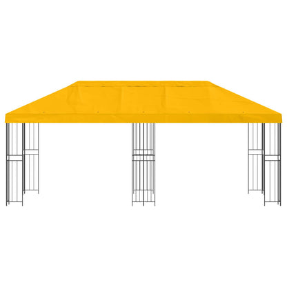 vidaXL 6 x 3 m Yellow Polyester and Steel 190