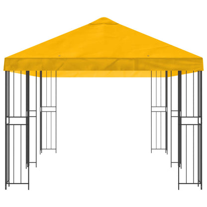 vidaXL 6 x 3 m Yellow Polyester and Steel 190
