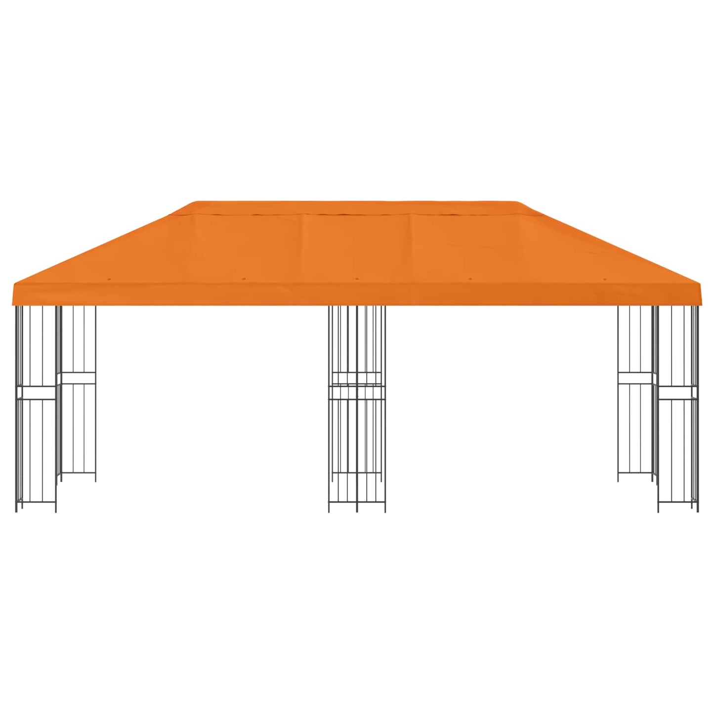 vidaXL 6 x 3 m Orange Polyester and Steel 190