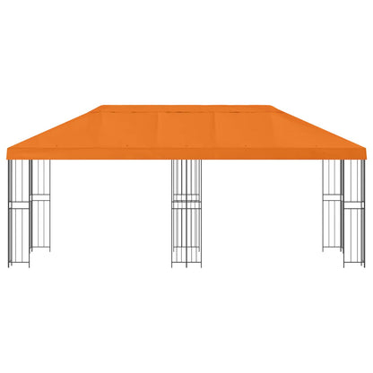 vidaXL 6 x 3 m Orange Polyester and Steel 190
