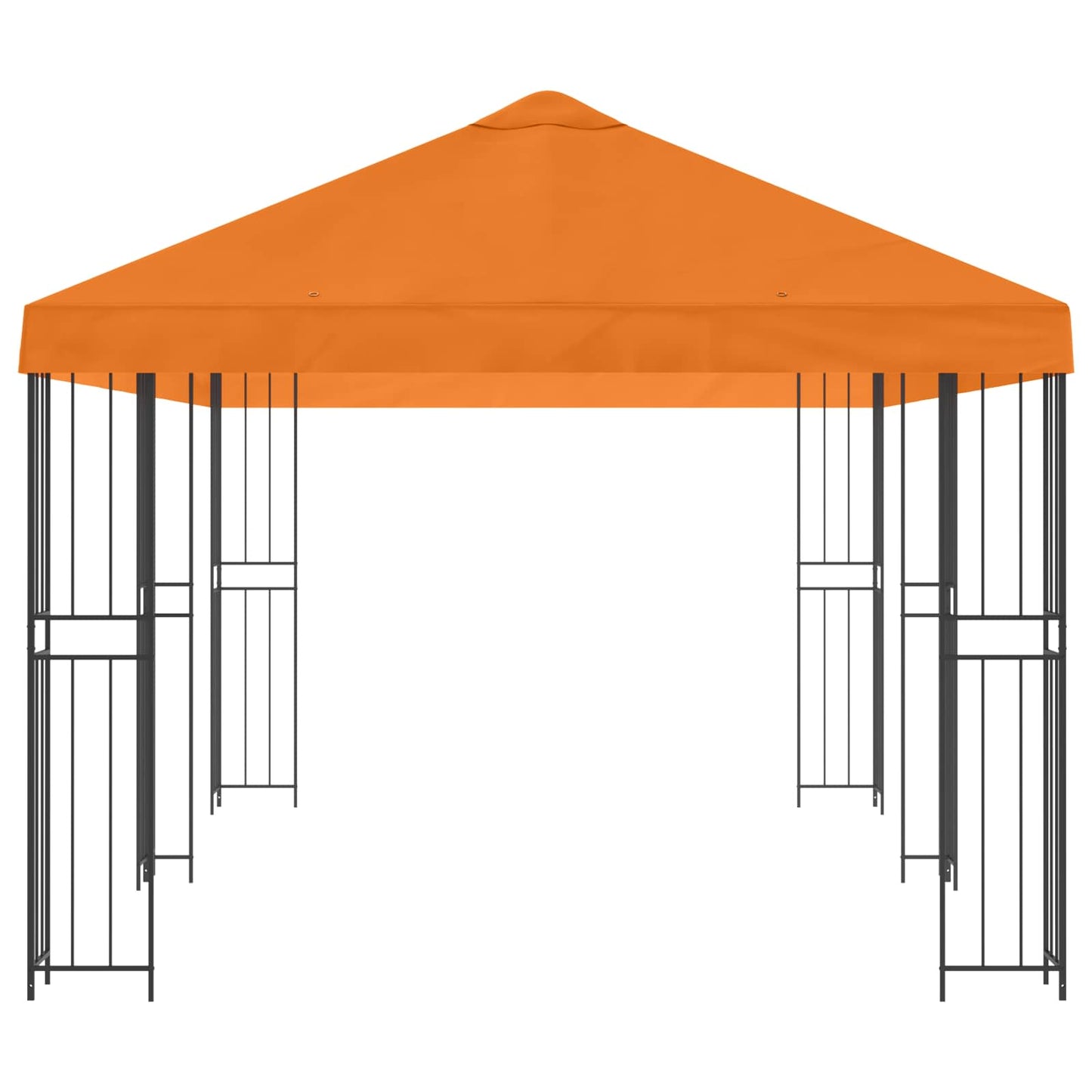 vidaXL 6 x 3 m Orange Polyester and Steel 190
