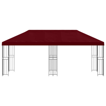 vidaXL 6 x 3 m Burgundy Polyester and Steel 190