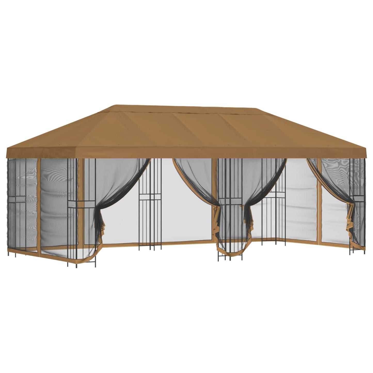 vidaXL 6 x 3 m Beige Polyester and Steel 190