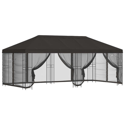 vidaXL 6 x 3 m Anthracite Polyester and Steel 190