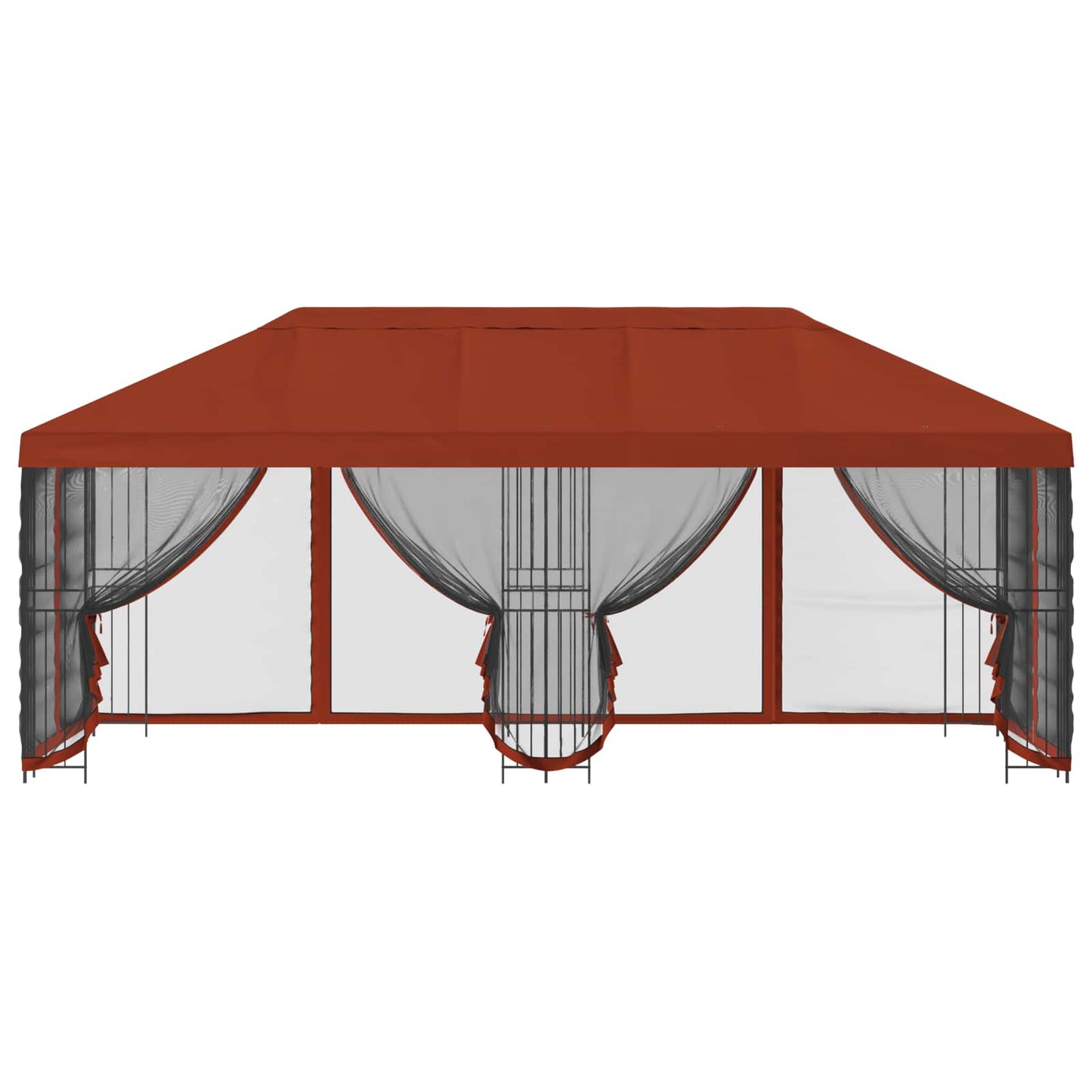 vidaXL 6 x 3 m Terracotta Polyester and Steel 190