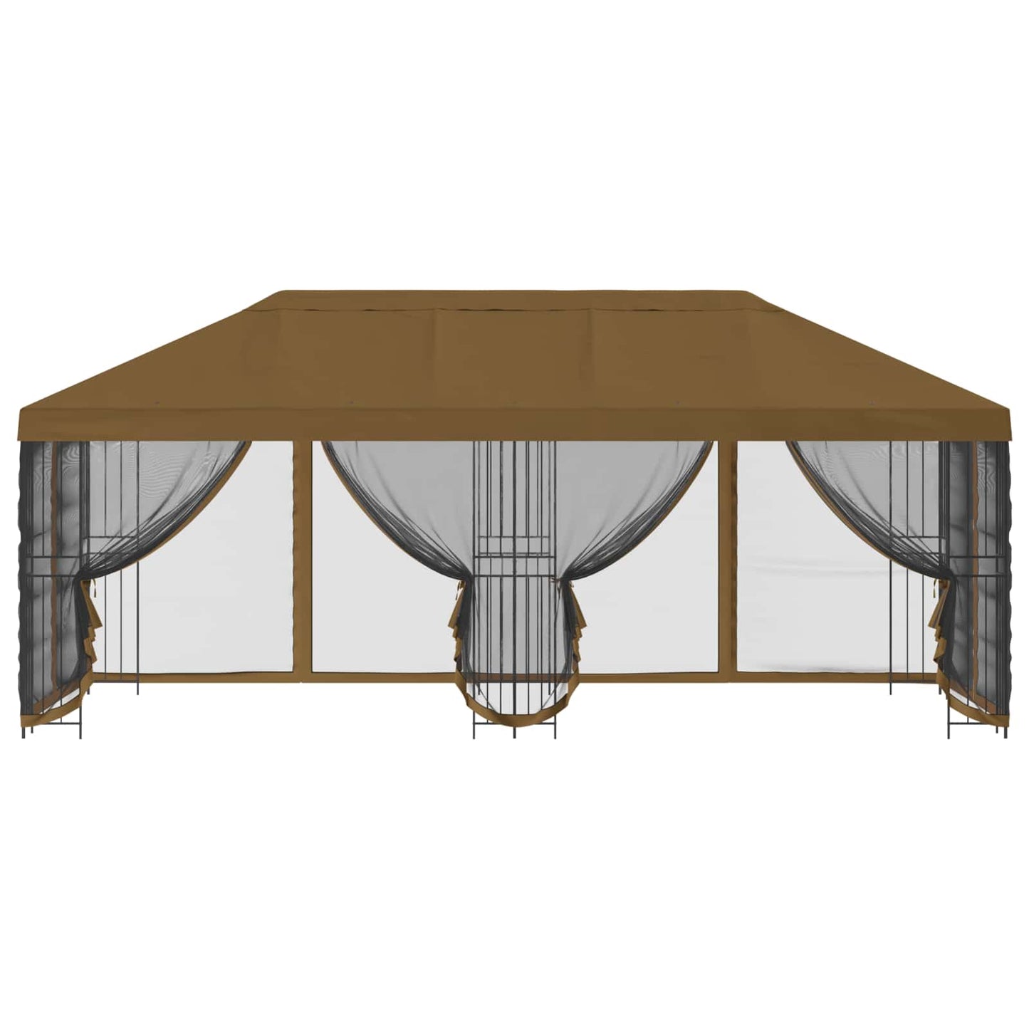 vidaXL 6 x 3 m Taupe Polyester and Steel 190