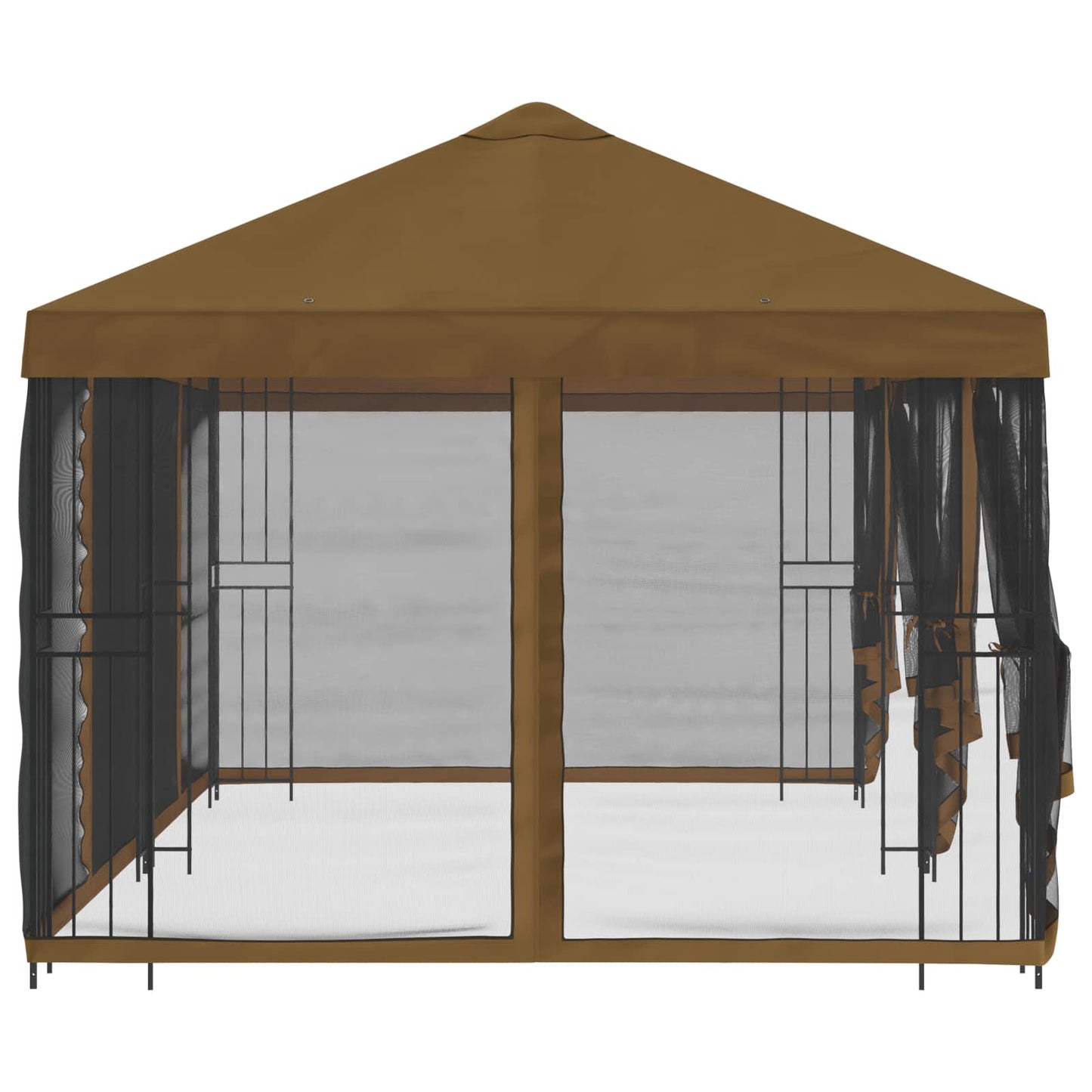 vidaXL 6 x 3 m Taupe Polyester and Steel 190