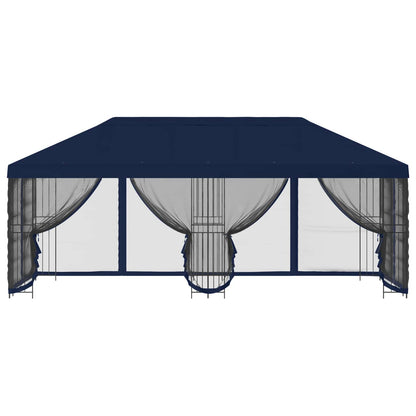vidaXL 6 x 3 m Blue Polyester and Steel 190