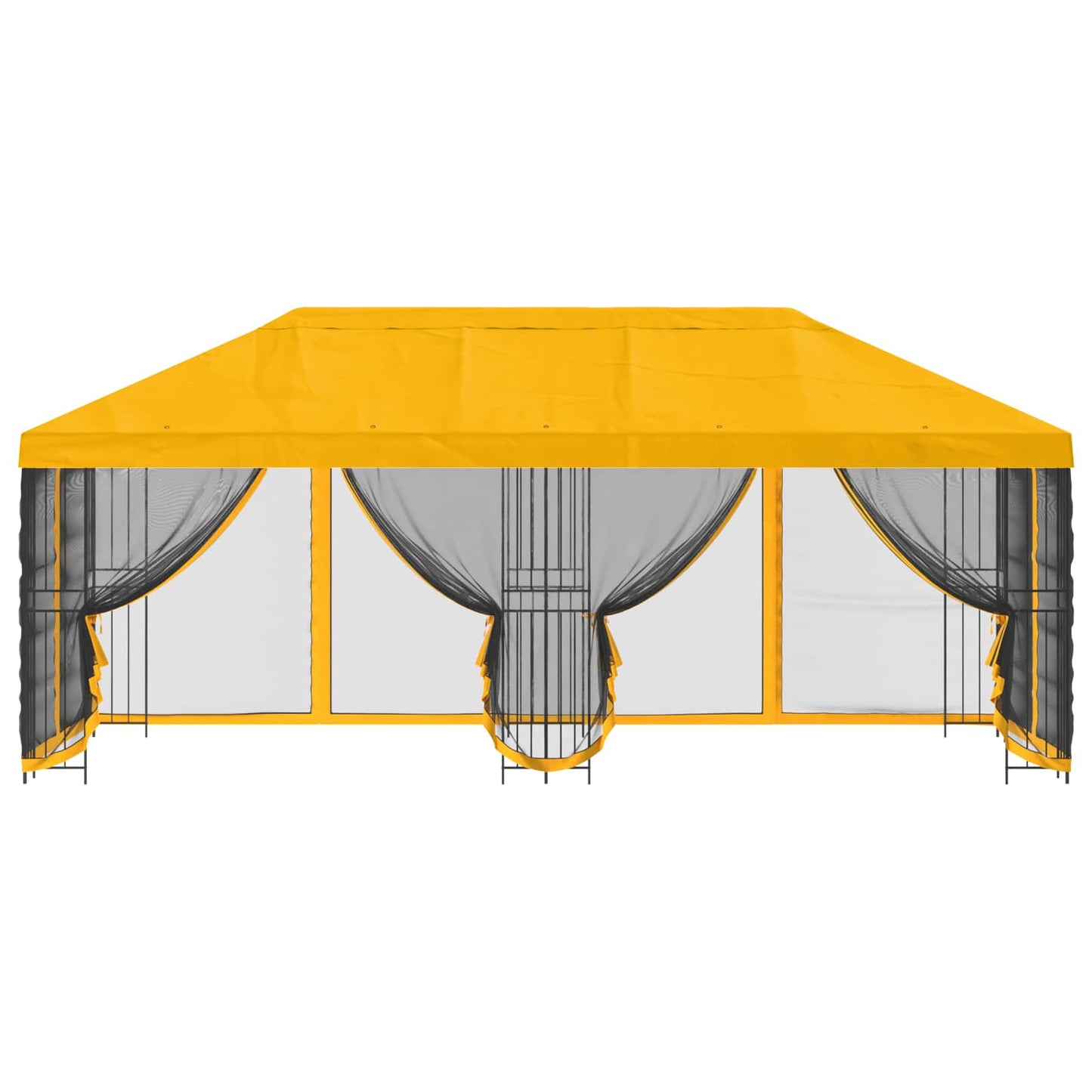 vidaXL 6 x 3 m Yellow Polyester and Steel 190