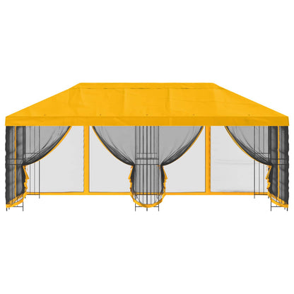 vidaXL 6 x 3 m Yellow Polyester and Steel 190
