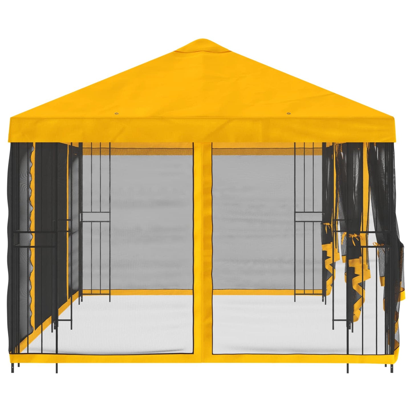 vidaXL 6 x 3 m Yellow Polyester and Steel 190