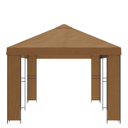 vidaXL Garden Gazebo 6 x 3 m Beige Polyester and Steel 190