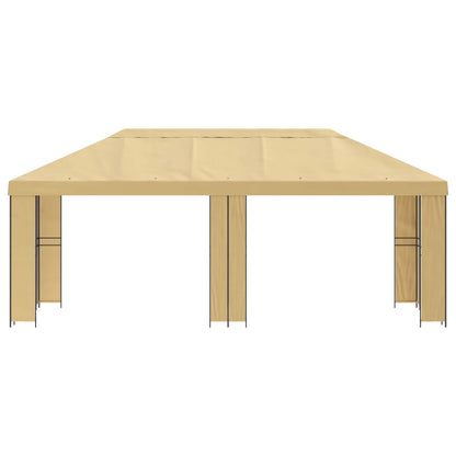 vidaXL Garden Gazebo 6 x 3 m Cream Polyester and Steel 190