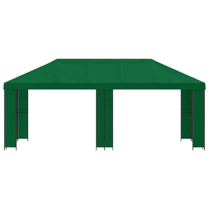 vidaXL Garden Gazebo 6 x 3 m Green Polyester and Steel 190