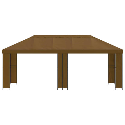 vidaXL Garden Gazebo 6 x 3 m Taupe Polyester and Steel 190