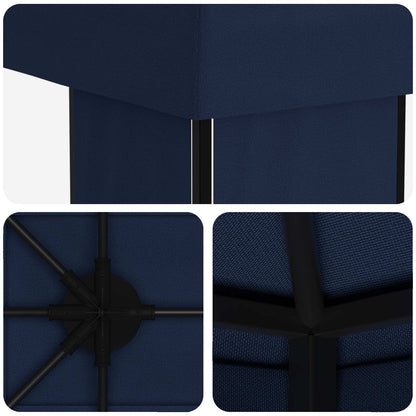vidaXL Garden Gazebo 6 x 3 m Blue Polyester and Steel 190