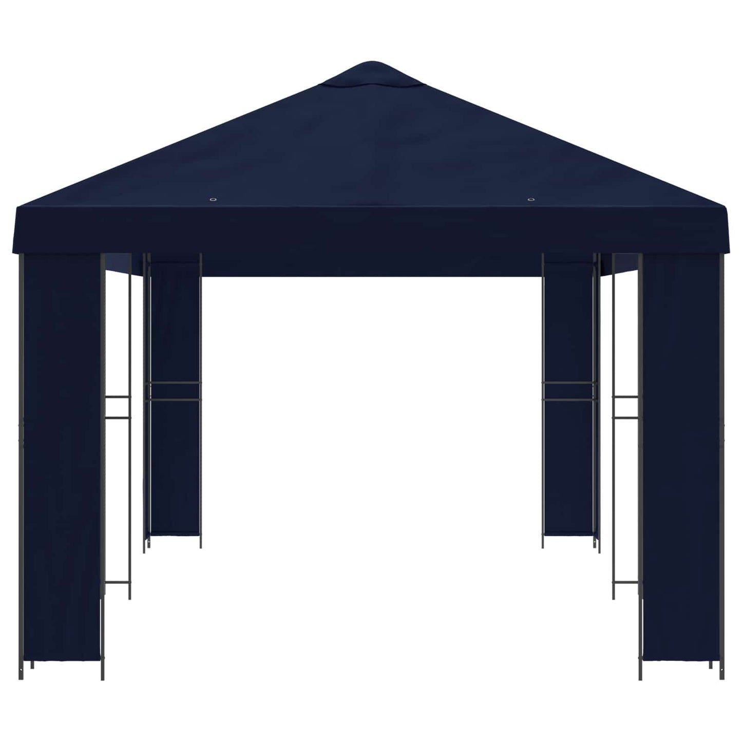vidaXL Garden Gazebo 6 x 3 m Blue Polyester and Steel 190