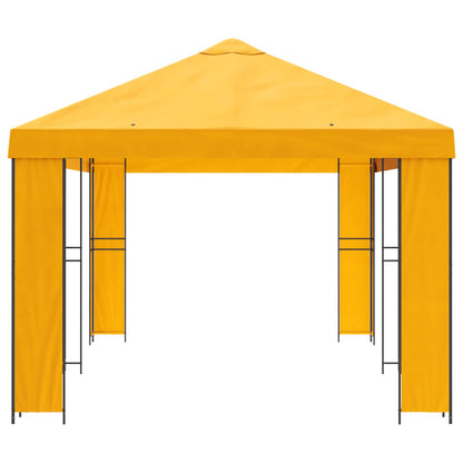 vidaXL Garden Gazebo 6 x 3 m Yellow Polyester and Steel 190