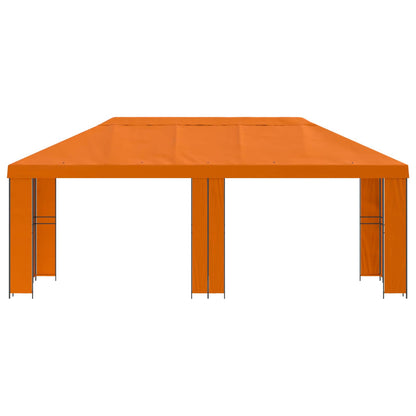 vidaXL Garden Gazebo 6 x 3 m Orange Polyester and Steel 190
