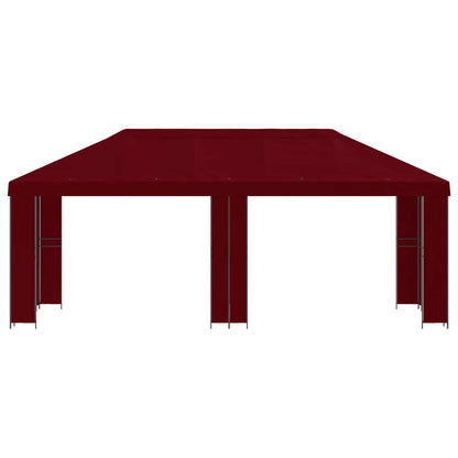 vidaXL Garden Gazebo 6 x 3 m Burgundy Polyester and Steel 190