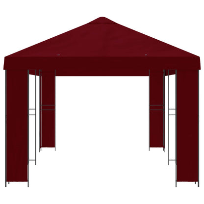 vidaXL Garden Gazebo 6 x 3 m Burgundy Polyester and Steel 190