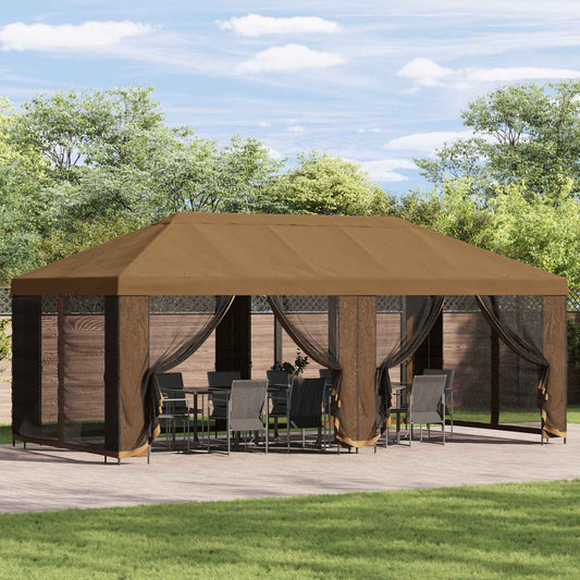 vidaXL 6 x 3 m Beige Polyester and Steel 190