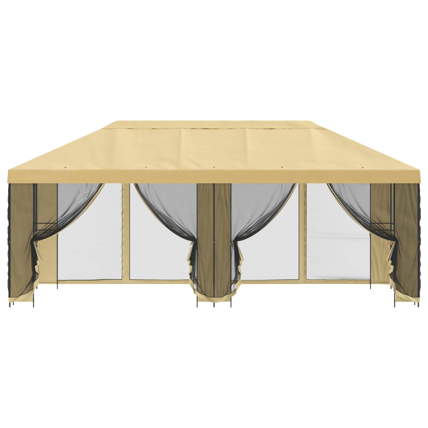 vidaXL 6 x 3 m Cream Polyester and Steel 190