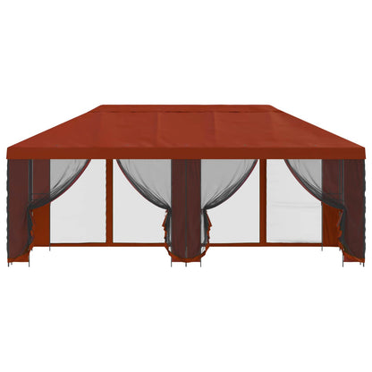vidaXL 6 x 3 m Terracotta Polyester and Steel 190