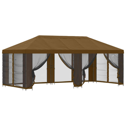 vidaXL 6 x 3 m Taupe Polyester and Steel 190