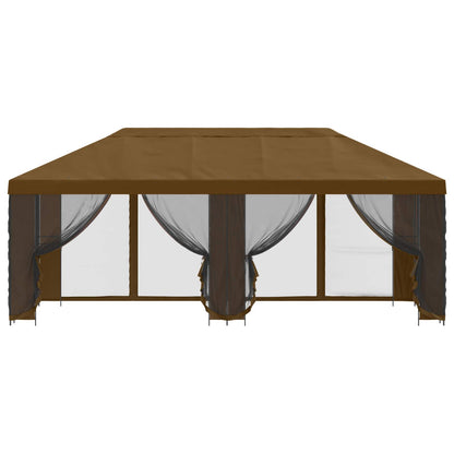 vidaXL 6 x 3 m Taupe Polyester and Steel 190