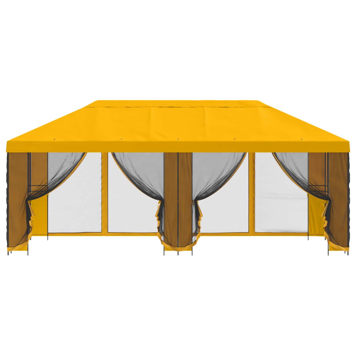 vidaXL 6 x 3 m Yellow Polyester and Steel 190