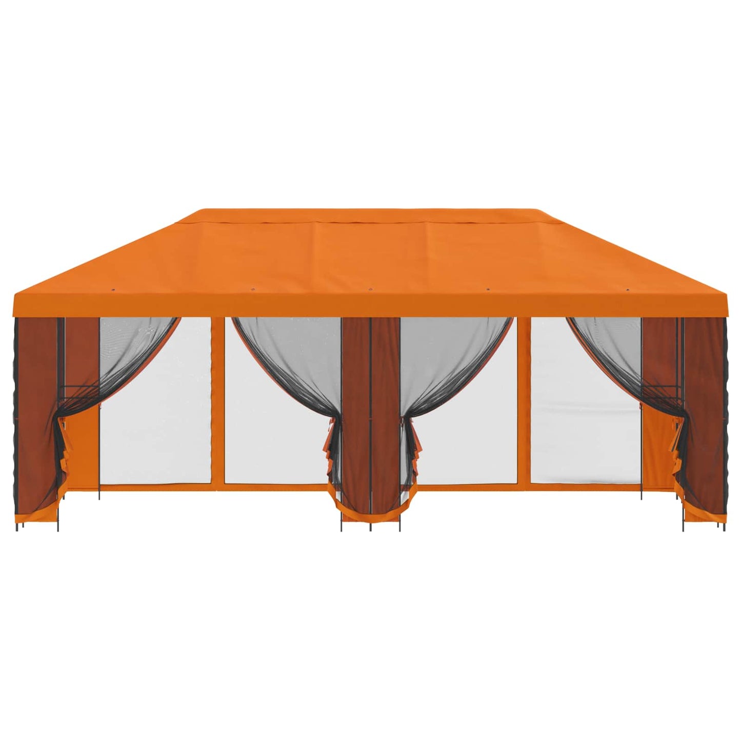 vidaXL 6 x 3 m Orange Polyester and Steel 190