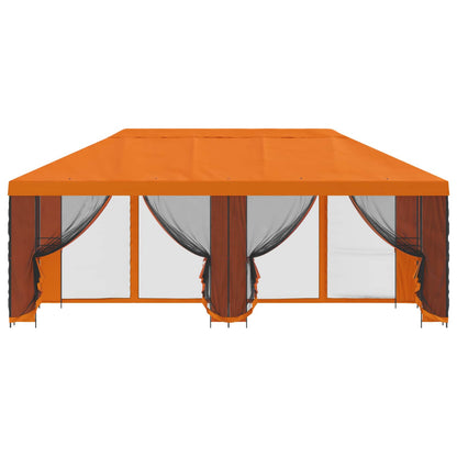 vidaXL 6 x 3 m Orange Polyester and Steel 190