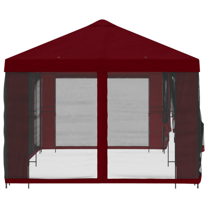 vidaXL 6 x 3 m Burgundy Polyester and Steel 190