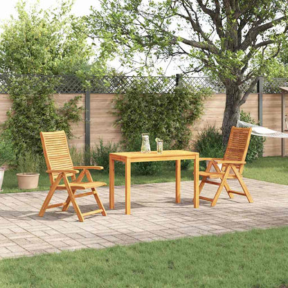 vidaXL Garden Dining Set 3 pcs Brown Solid Acacia Wood
