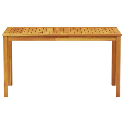 vidaXL Garden Dining Set Folding 7 pcs Brown Solid Acacia Wood