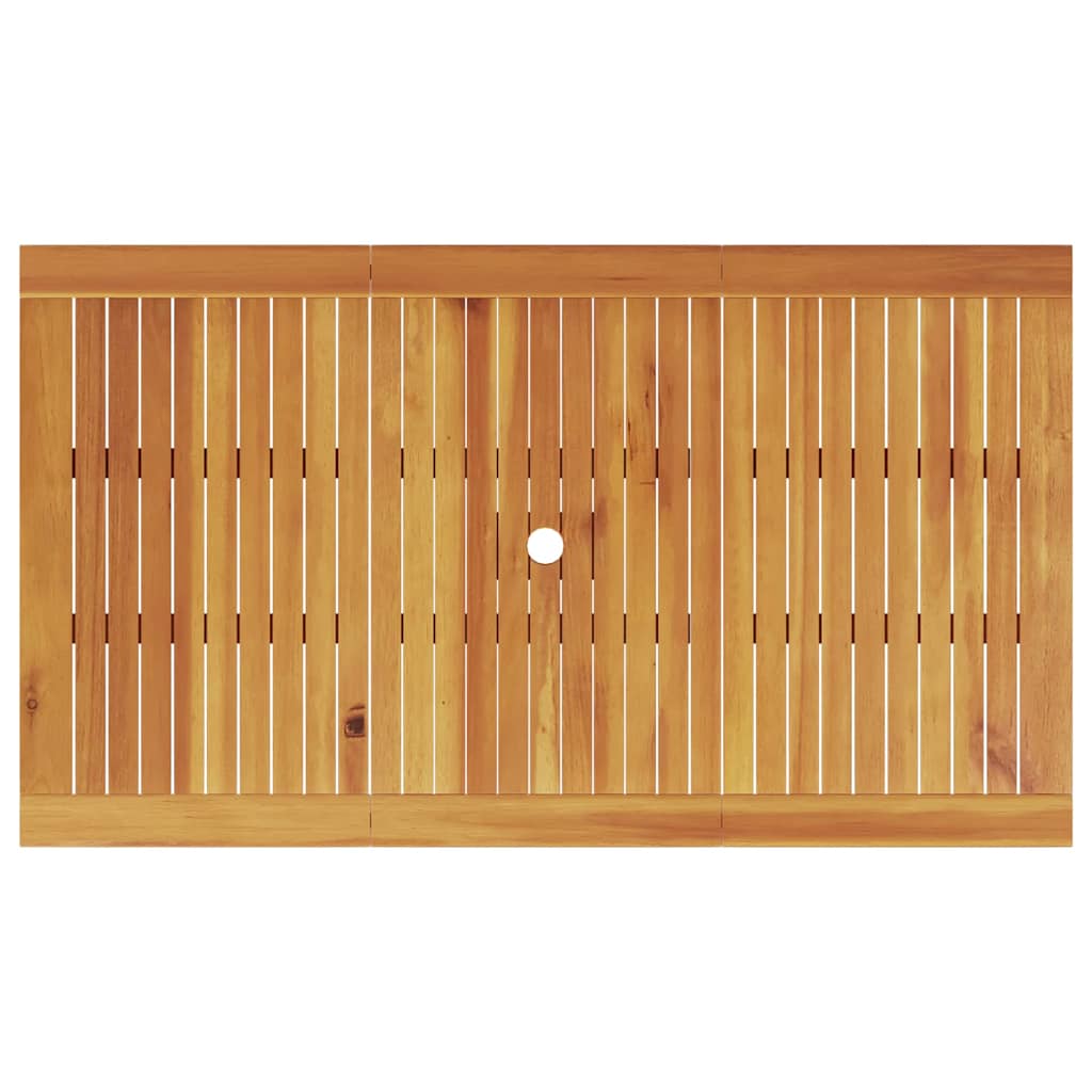 vidaXL Garden Dining Set 5 pcs Brown Solid Acacia Wood