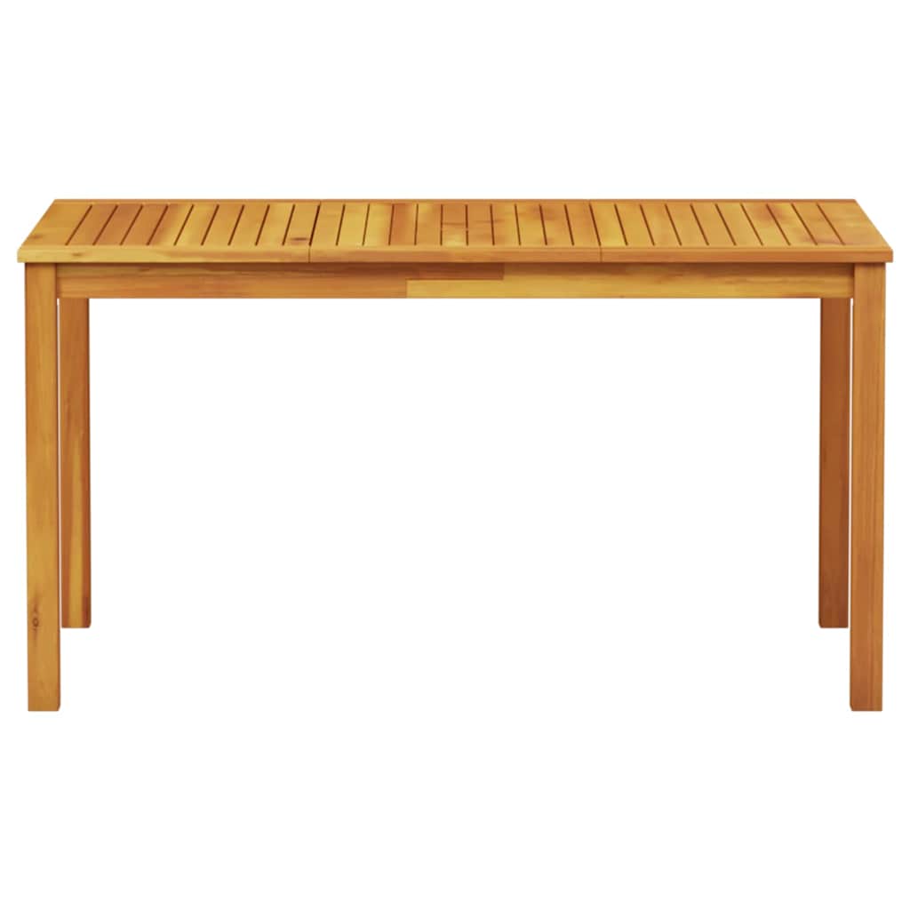 vidaXL Garden Dining Set 7 pcs Brown Solid Acacia Wood
