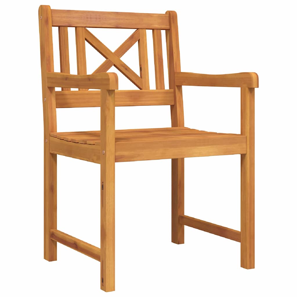 vidaXL Garden Dining Set 5 pcs Brown Solid Acacia Wood