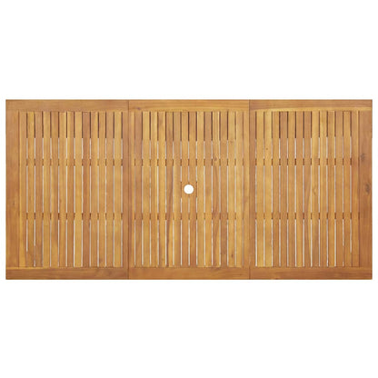 vidaXL Garden Dining Set 7 pcs Brown Solid Acacia Wood