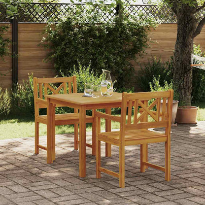 vidaXL Garden Dining Set 3 pcs Brown Solid Acacia wood