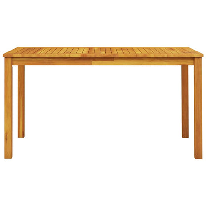 vidaXL Garden Dining Set 7 pcs Brown Solid Acacia Wood