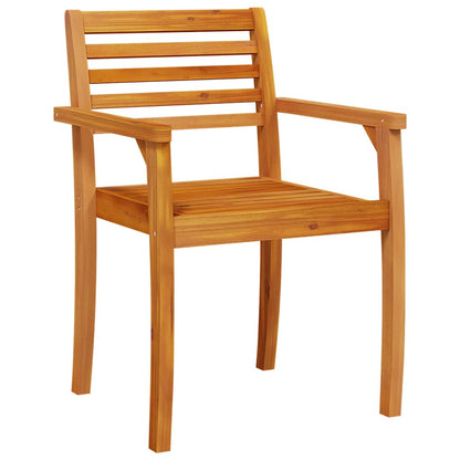 vidaXL Garden Dining Set 9 pcs Brown Solid Acacia Wood